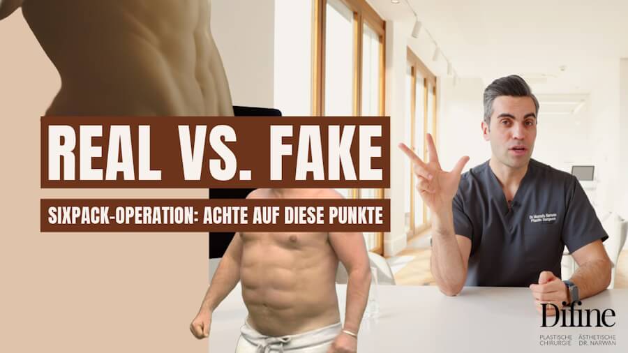 Echtes vs. Fake Sixpack, Sixpack-OP in Essen, Difine, Dr. Narwan